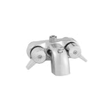 Jaclo - Diverter Bath Faucet to Fit Four-Legged Claw Foot Tubs - Polished Chrome