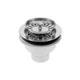 Jaclo - Adjustable Lutz Sink Strainer for Kitchen Sinks - White