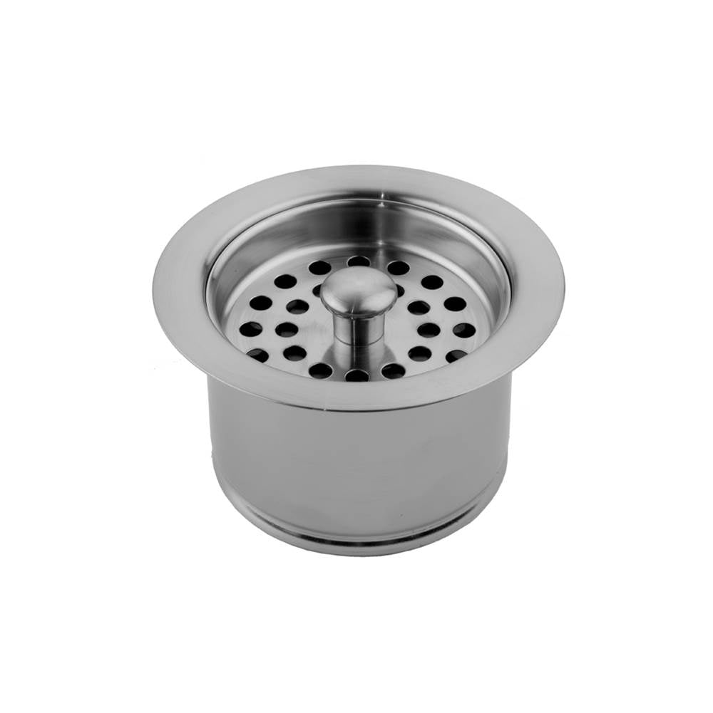 Jaclo - Extra Deep Disposal Flange with Strainer - White
