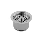 Jaclo - Extra Deep Disposal Flange with Strainer - White