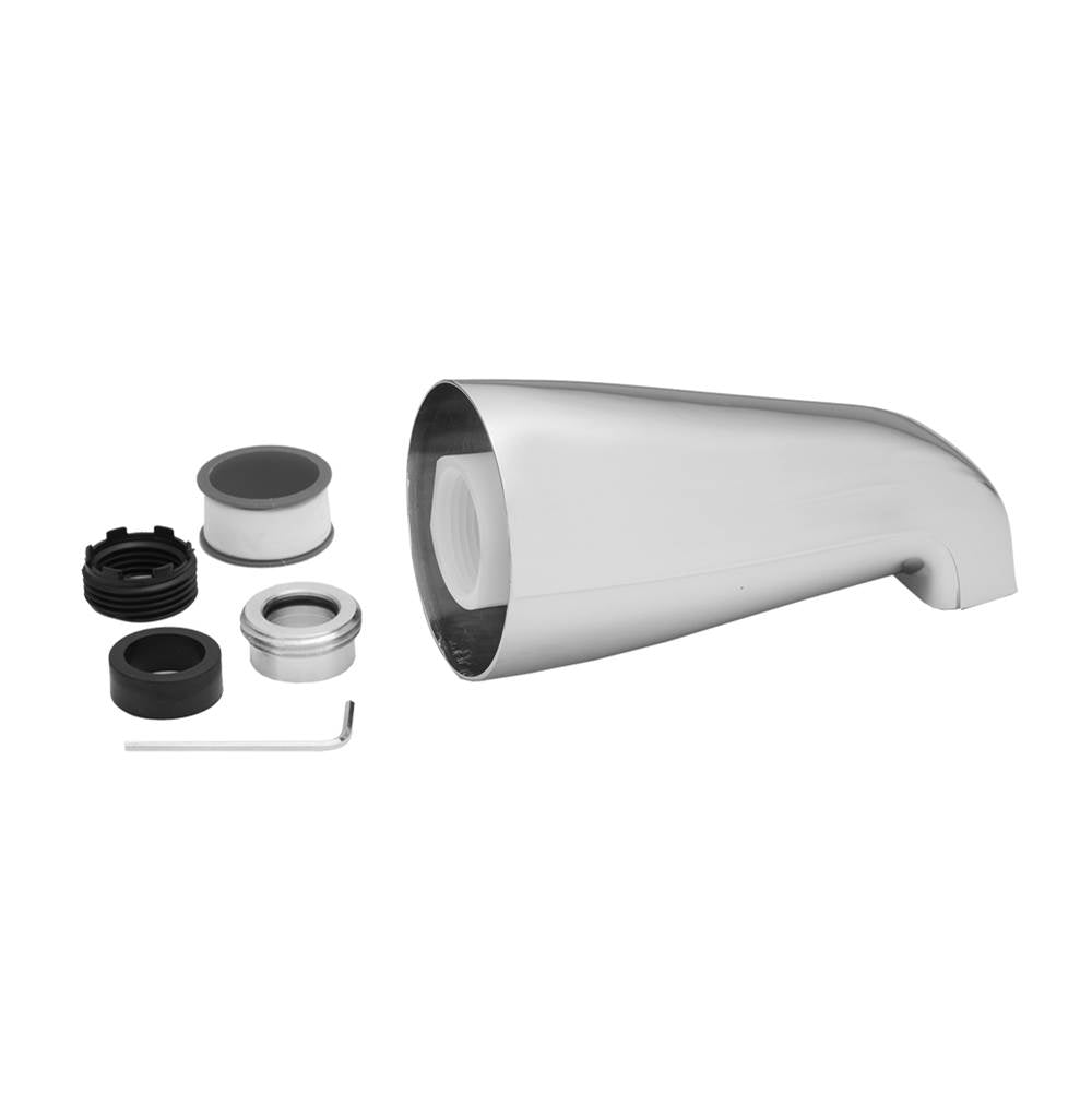 Jaclo - Brass Body Over the Rim Spout - Satin Nickel