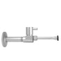 Jaclo - Quarter Turn Ceramic Disc Angle Pattern 1/2'' IPS x 3/8'' O.D. Toilet Supply Kit with Contempo Lever Handle and 20'' Supply Tube - White