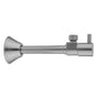 Jaclo - Quarter Turn Ceramic Disc Angle Pattern 1/2'' Copper (Sweat fit) x 3/8'' O.D. Supply Valve with Contempo Lever Handle - White