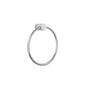 Jaclo - Contempo II Towel Ring - White