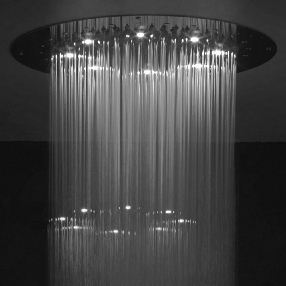 Jaclo - 40'' Diameter Chromatherapy CIRCOLARE FLAT Dream Light - Polished Chrome