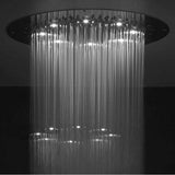 Jaclo - 40'' Diameter Chromatherapy CIRCOLARE FLAT Dream Light - Polished Chrome