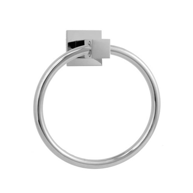 Jaclo - CUBIX  Towel Ring - White