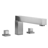 Jaclo - CUBIX Roman Tub Set with Cube Handles - Vintage Bronze