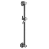 Jaclo - 30'' Pin Mount Low Profile Wall Bar - Polished Chrome