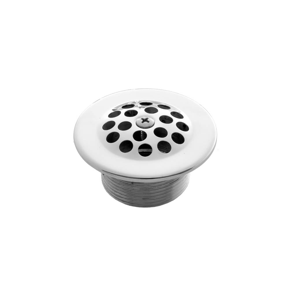 Jaclo - Tub Drain Grid Strainer with 1 1/2'' Coarse Thread Body - White