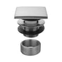 Jaclo - Square Top Toe Control Tub Drain - White