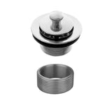 Jaclo - Lift and Turn Tub Drain Strainer - White