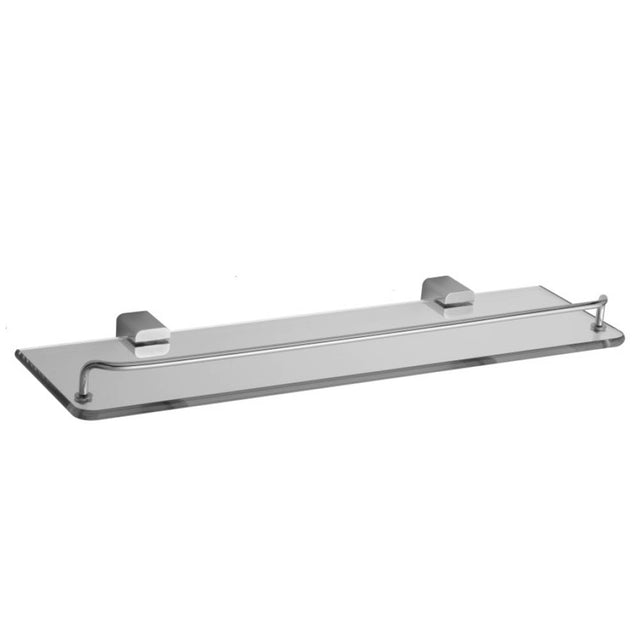Jaclo - CUBIX II Glass Shelf with Wire Rail - White