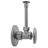 Jaclo - Multi Turn Angle Pattern 5/8'' O.D. Compression (Fits 1/2'' Copper) x 3/8'' O.D. Toilet Supply Kit with Oval Handle, 20'' Supply Tube, Escutcheon - Vintage Bronze