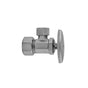 Jaclo - Multi Turn Angle Pattern 5/8'' O.D. Compression (Fits 1/2'' Copper) x 3/8'' O.D. Supply Valve with Oval Handle - Vintage Bronze