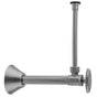 Jaclo - Multi Turn Angle Pattern 1/2'' Copper (Sweat Fit) x 3/8'' O.D. Toilet Supply Kit with Oval Handle, 20'', Supply Tube, Escutcheon - Vintage Bronze