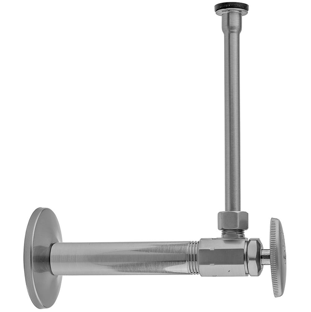 Jaclo - Multi Turn Angle Pattern 1/2'' IPS x 3/8'' O.D. Toilet Supply Kit with Oval Handle, 20'' Supply Tube, Escutcheon - Vintage Bronze