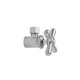 Jaclo - Multi Turn Angle Pattern 1/2'' IPS x 3/8'' O.D. Supply Valve with Cross Handle - Vintage Bronze
