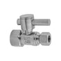 Jaclo - Quarter Turn Straight Pattern 1/2'' IPS x 3/8'' O.D. Supply Valve with Contempo Lever Handle - White