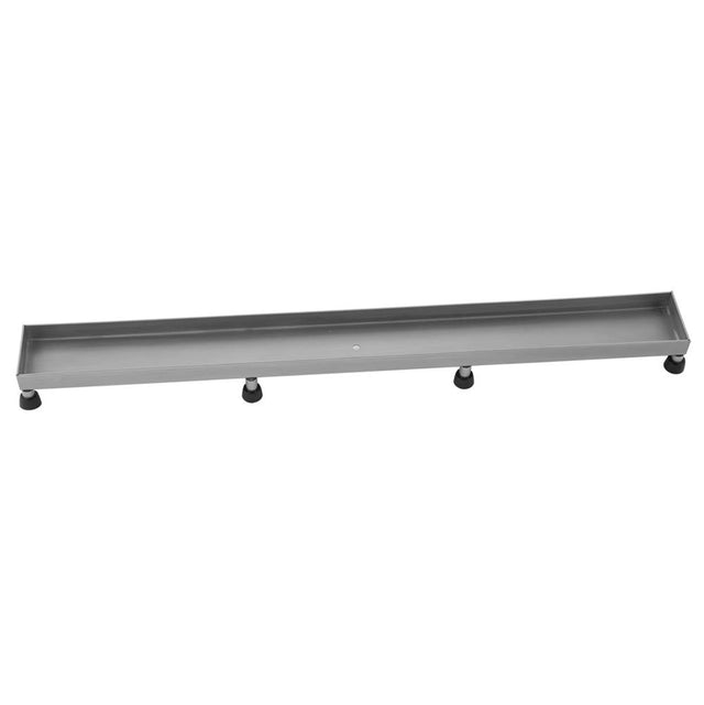 Jaclo - 42'' Channel Drain Tile In Grate - Brushed Stainless