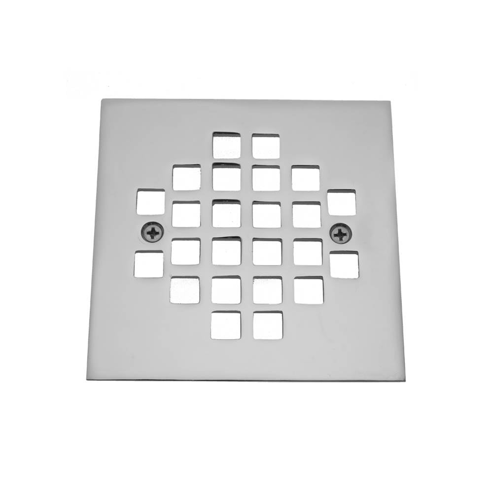 Jaclo - Shower Drain Plate (4 1/4'' Square) - White