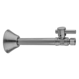 Jaclo - Quarter Turn Straight Pattern 1/2'' Copper (Sweat Fit) x 3/8'' O.D. Supply Valve with Contempo Lever Handle - White
