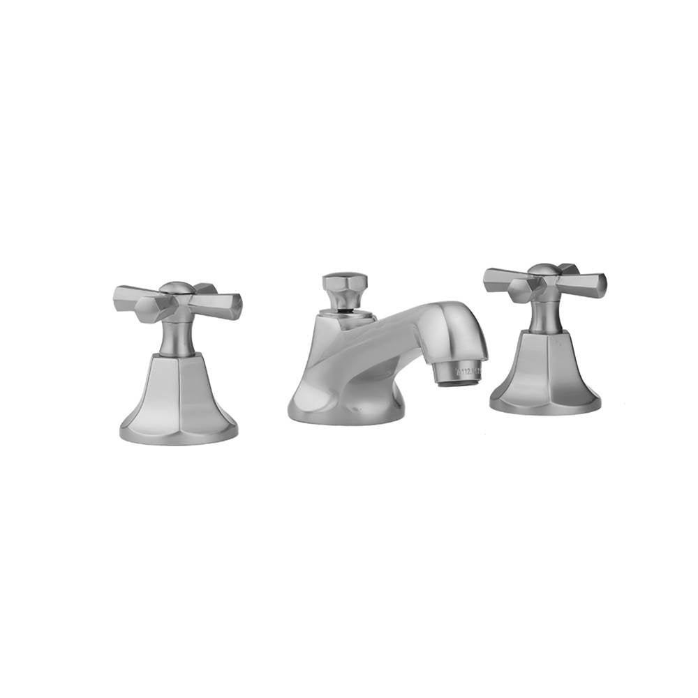 Jaclo - Astor Faucet with Hex Cross Handles - White