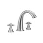 Jaclo - Cranford Roman Tub Set with Ball Cross  Handles - White