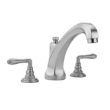Jaclo - Westfield Roman Tub Set with High Spout and Smooth Lever Handles - White