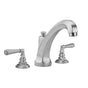 Jaclo - Westfield Roman Tub Set with High Spout and Hex Lever Handles - White
