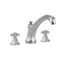 Jaclo - Astor Roman Tub Set with High Spout and Ball Cross Handles - White