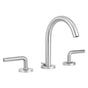 Jaclo - Uptown Contempo Slim Faucet with Round Escutcheons & Contempo Slim Lever Handles- 1.2 GPM - White