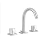 Jaclo - Uptown Contempo Slim Faucet with Square Escutcheons & Thumb Handles- 1.2 GPM - White