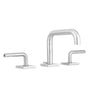 Jaclo - Downtown Contempo Slim Faucet with Square Escutcheons & Contempo Slim Lever Handles- 1.2 GPM - White