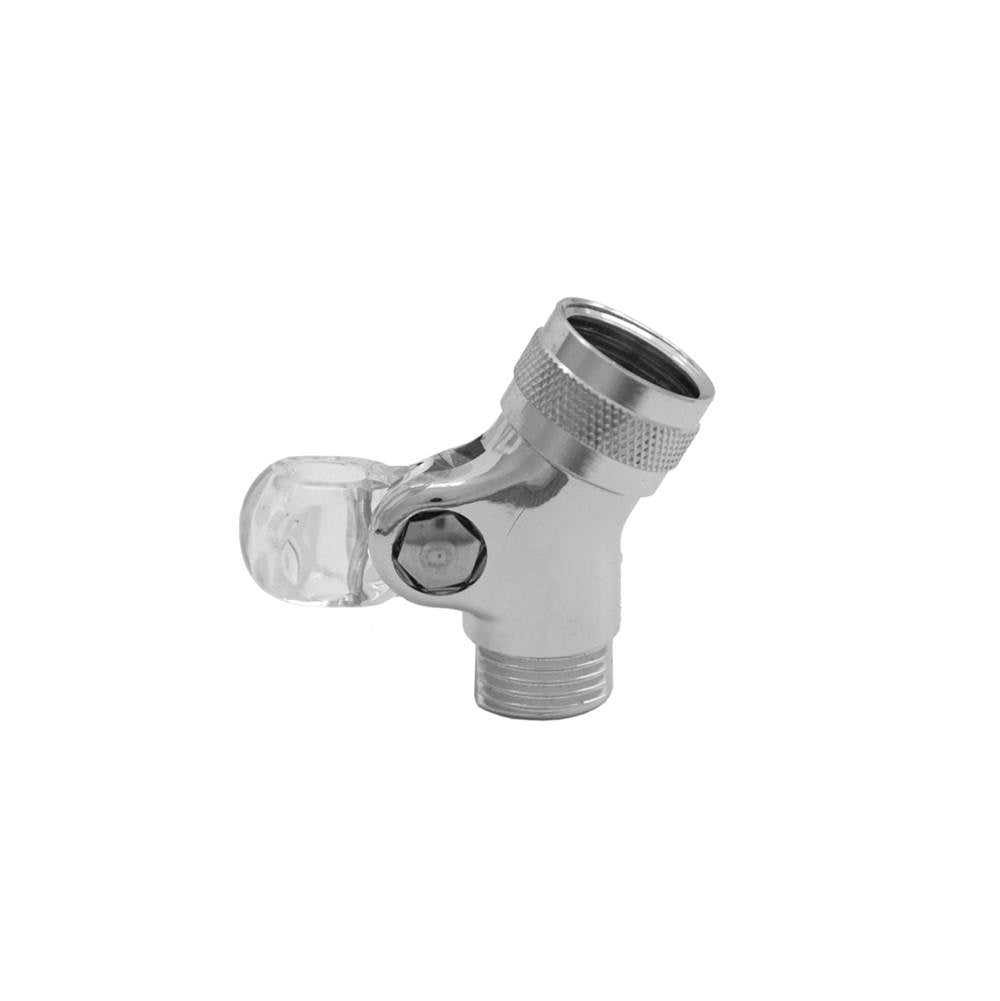 Jaclo - Brass Swivel Base for Pin Mounts - Polished Chrome