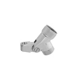 Jaclo - Brass Swivel Base for Pin Mounts - White