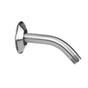 Jaclo - 6'' 45Â° Brass Showerarm with Hex Escutcheon - White