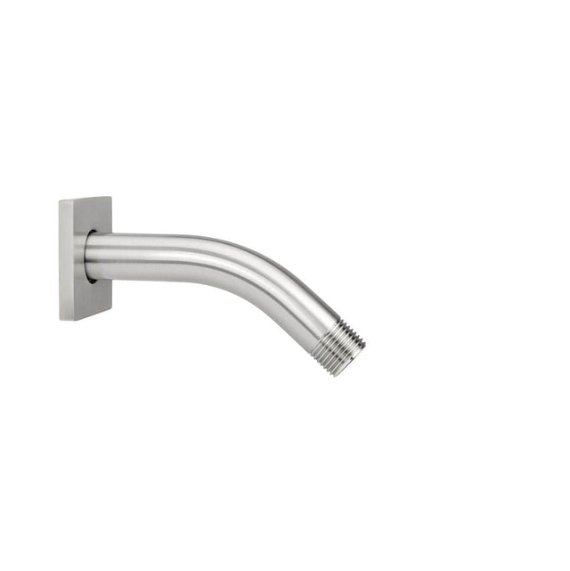 Jaclo - 6'' 45Â° Brass Showerarm with Square Escutcheon - White