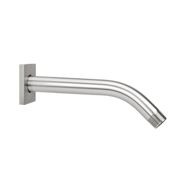 Jaclo - 8'' 45Â° Brass Showerarm with Square Escutcheon - White
