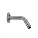 Jaclo - 6'' 60Â° Brass Showerarm with Contempo Escutcheon - White