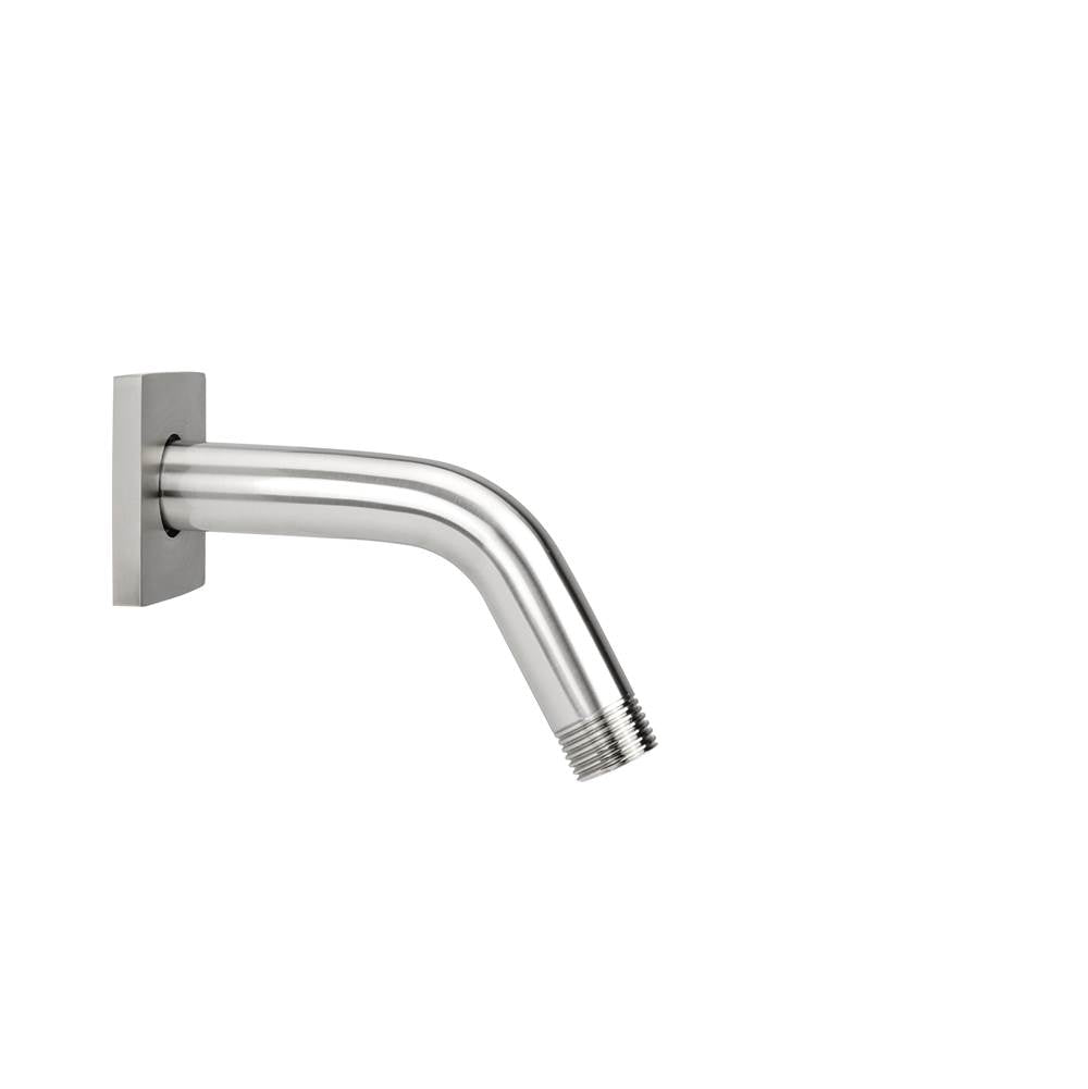 Jaclo - 6'' 60Â° Brass Showerarm with Square Escutcheon - White