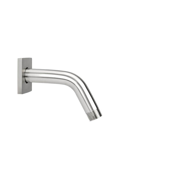 Jaclo - 6'' 60Â° Brass Showerarm with Square Escutcheon - White