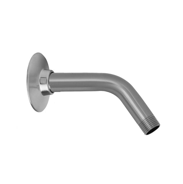 Jaclo - 8'' 60Â° Brass Showerarm with Standard Escutcheon - Satin Nickel