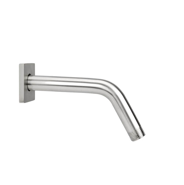 Jaclo - 8'' 60Â° Brass Showerarm with Square Escutcheon - White
