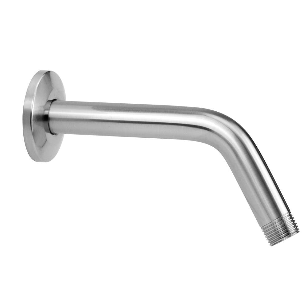 Jaclo - 8'' 60Â° Brass Showerarm with Escutcheon - White