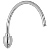 Jaclo - All Brass Swivel Arc Showerarm - White
