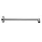 Jaclo - 20'' 90Â° Square and Round Combination Showerarm & Escutcheon - White
