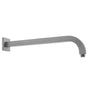 Jaclo - 16'' 90Â° Square Rounded Showerarm & Escutcheon - White