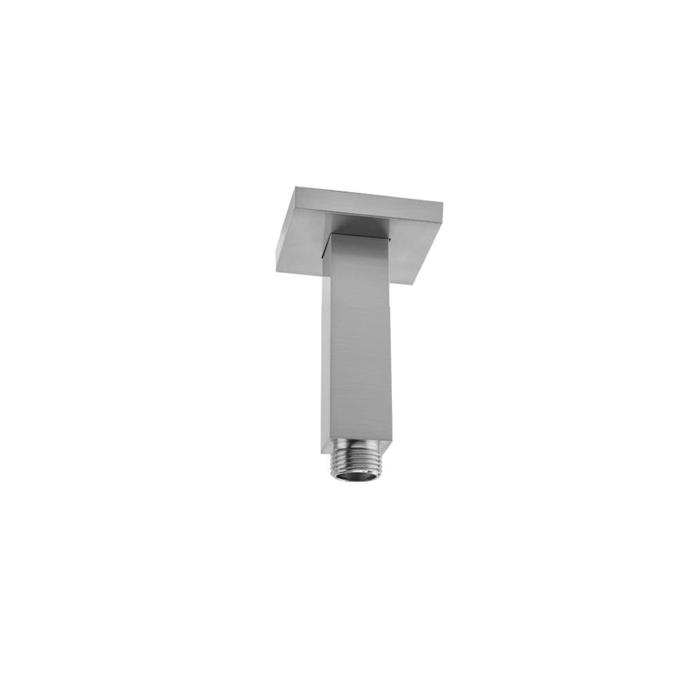 Jaclo - 6'' Square Drop Ceiling Showerarm & Square Escutcheon - White