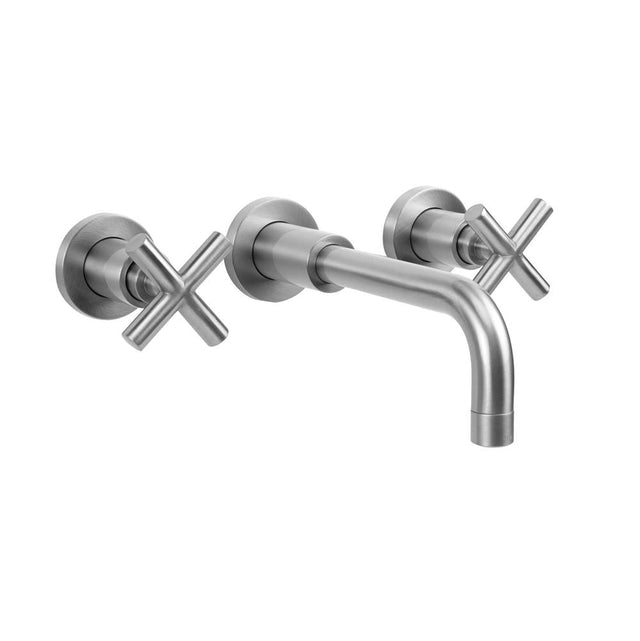 Jaclo - Contempo Wall Tub Filler Trim with Cross Handles - White